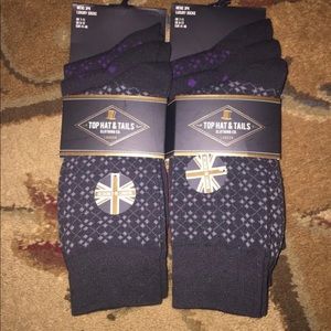 (2 packs) Men’s dress socks by Top Hat & Tails